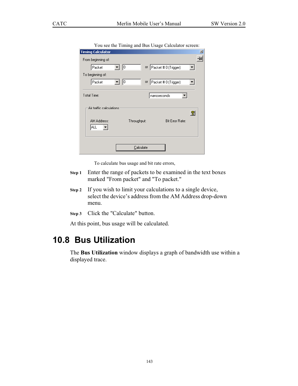 8 bus utilization, Bus utilization | Teledyne LeCroy Merlin Mobile - Users Manual User Manual | Page 151 / 172