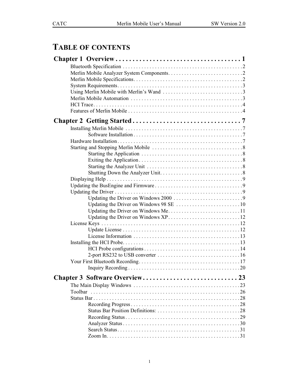 Teledyne LeCroy Merlin Mobile - Users Manual User Manual | Page 5 / 172