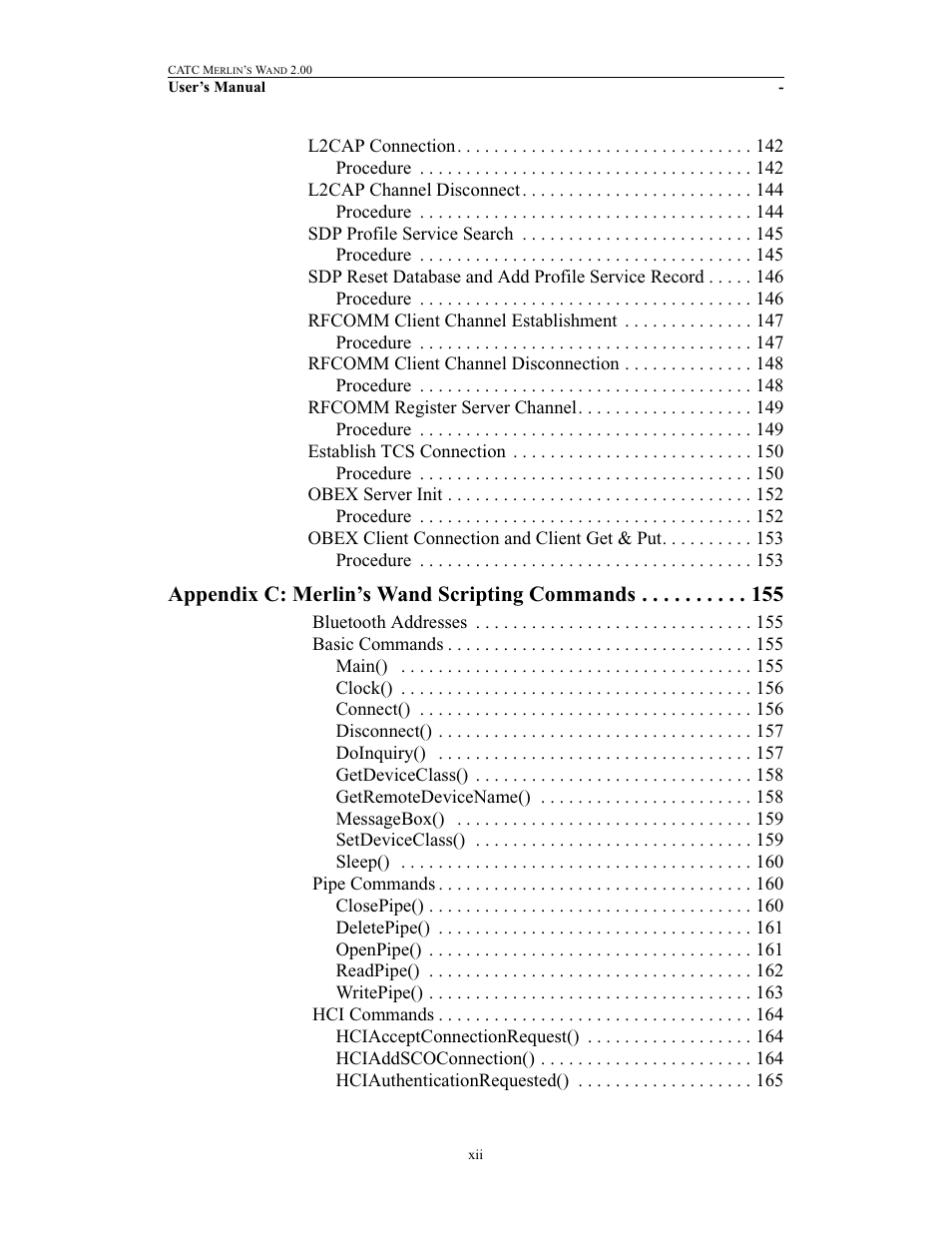 Appendix c: merlin’s wand scripting commands | Teledyne LeCroy Merlins Wand - Users Manual User Manual | Page 12 / 298