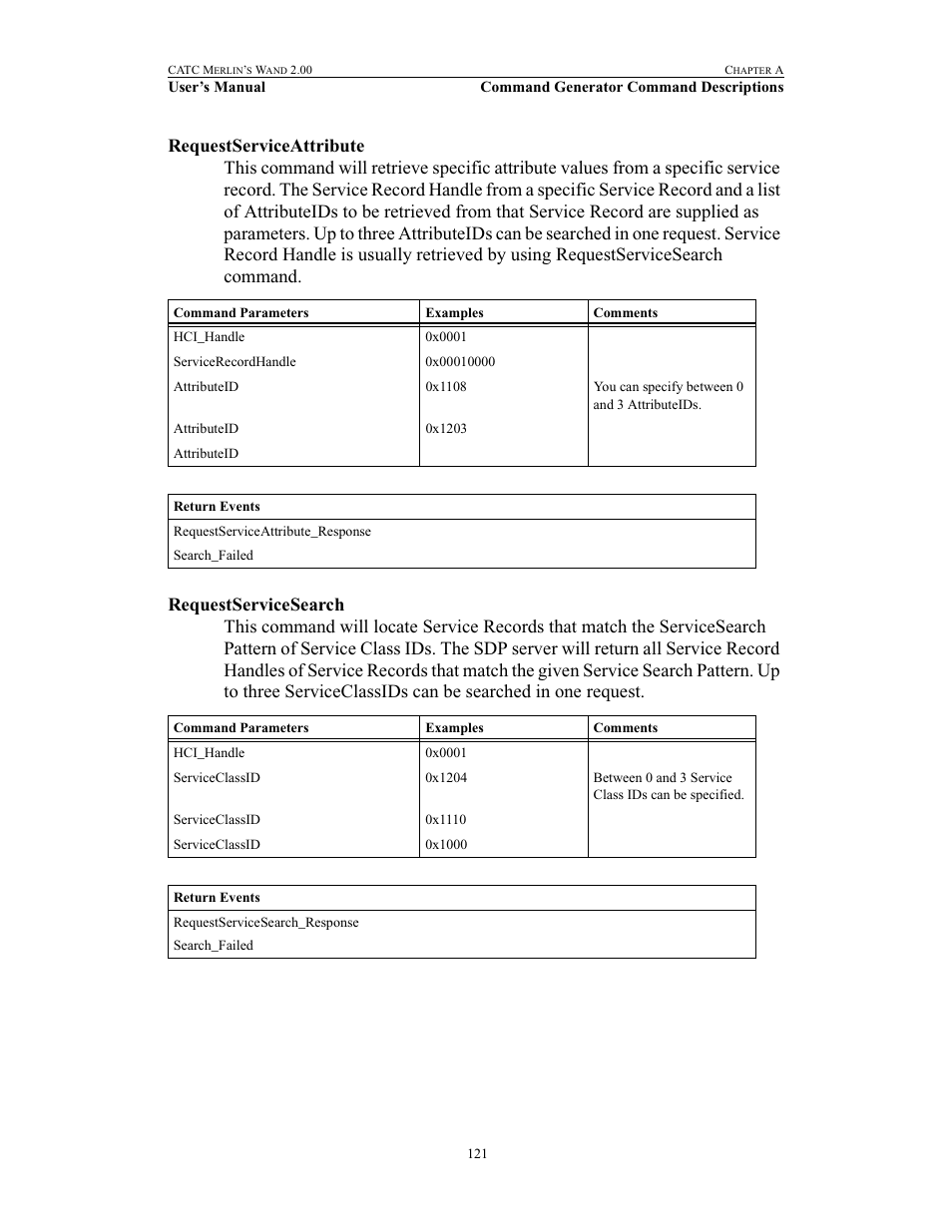 Requestserviceattribute, Requestservicesearch, Requestserviceattribute requestservicesearch | Teledyne LeCroy Merlins Wand - Users Manual User Manual | Page 137 / 298