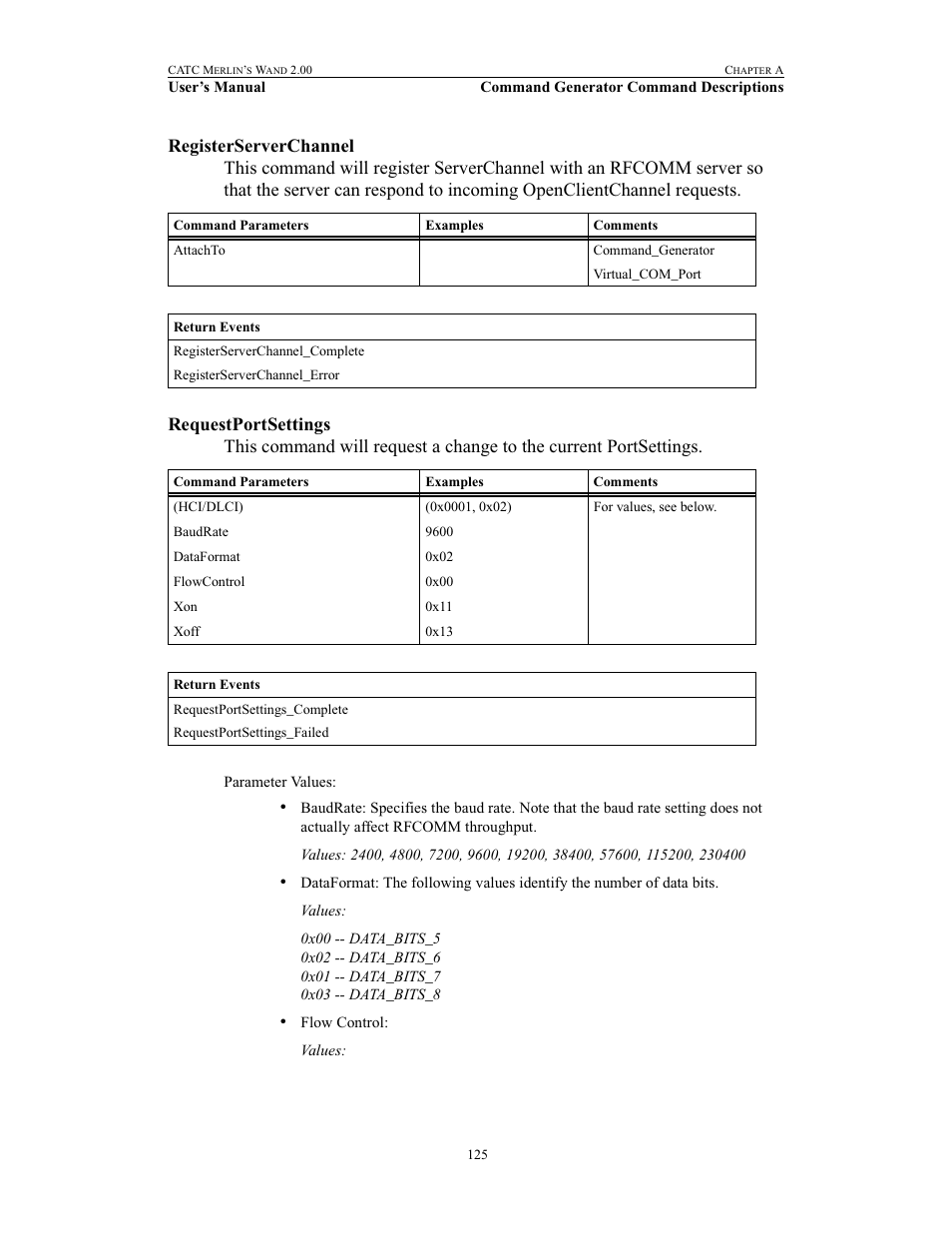 Registerserverchannel, Requestportsettings | Teledyne LeCroy Merlins Wand - Users Manual User Manual | Page 141 / 298