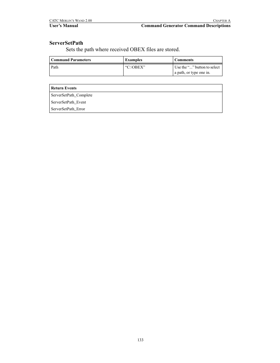 Serversetpath | Teledyne LeCroy Merlins Wand - Users Manual User Manual | Page 149 / 298