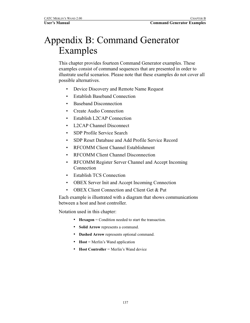 Appendix b: command generator examples | Teledyne LeCroy Merlins Wand - Users Manual User Manual | Page 153 / 298