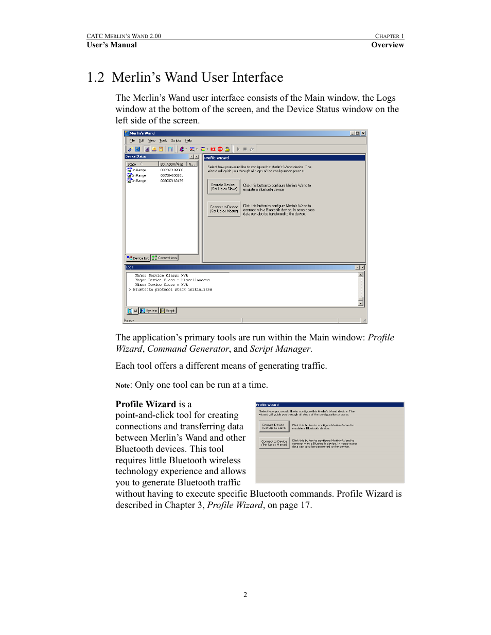 2 merlin’s wand user interface, Merlin’s wand user interface | Teledyne LeCroy Merlins Wand - Users Manual User Manual | Page 18 / 298