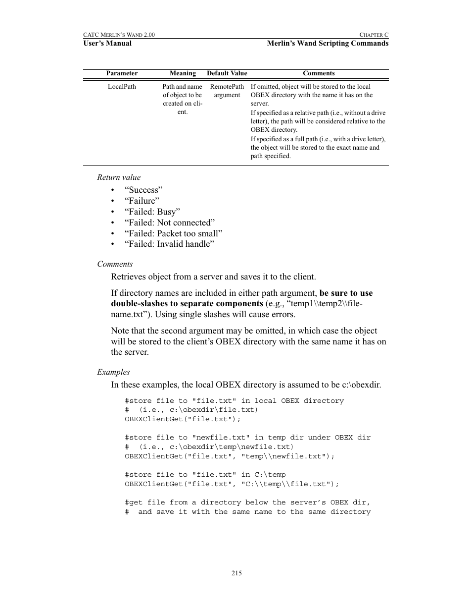 Teledyne LeCroy Merlins Wand - Users Manual User Manual | Page 231 / 298