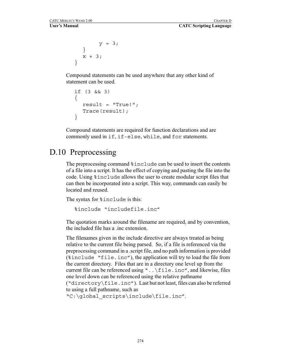 D.10 preprocessing, Preprocessing | Teledyne LeCroy Merlins Wand - Users Manual User Manual | Page 290 / 298