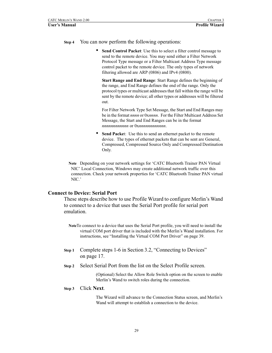 Connect to device: serial port | Teledyne LeCroy Merlins Wand - Users Manual User Manual | Page 45 / 298