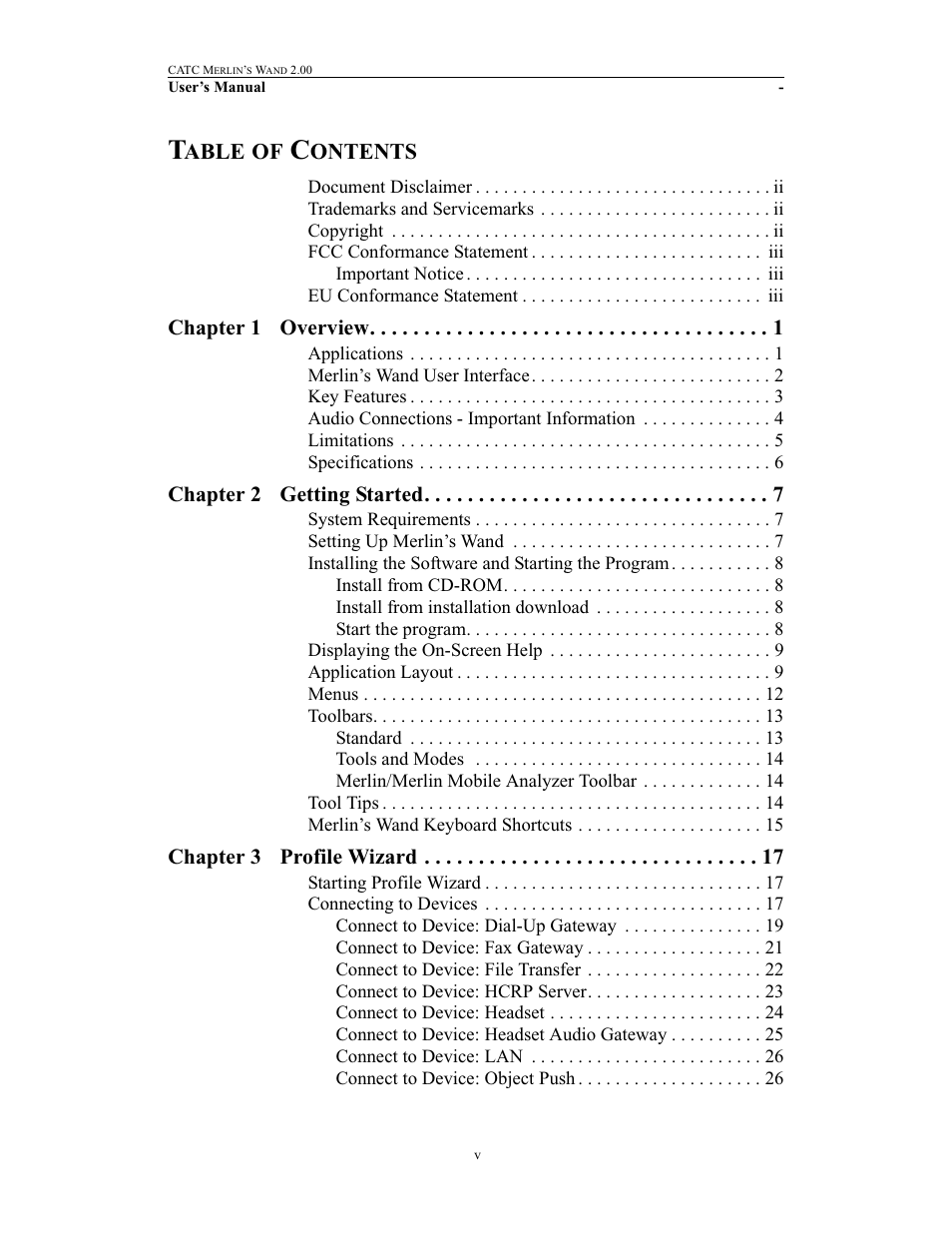 Teledyne LeCroy Merlins Wand - Users Manual User Manual | Page 5 / 298