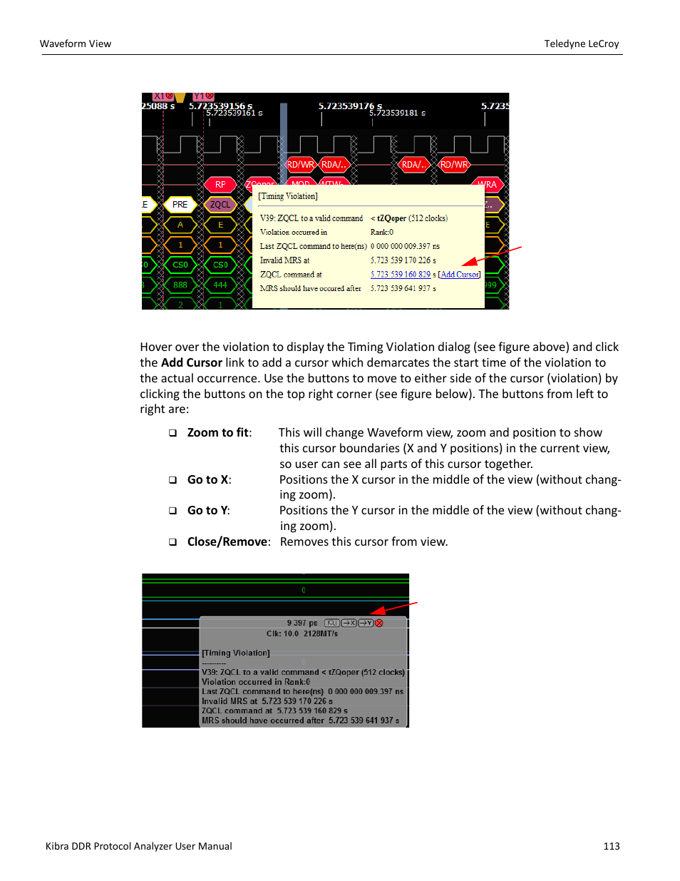 Teledyne LeCroy Kibra DDR User Manual | Page 115 / 178