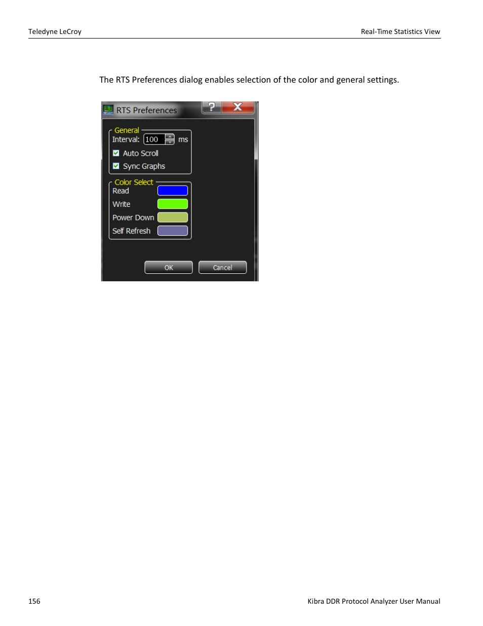 4 rts preferences | Teledyne LeCroy Kibra DDR User Manual | Page 158 / 178