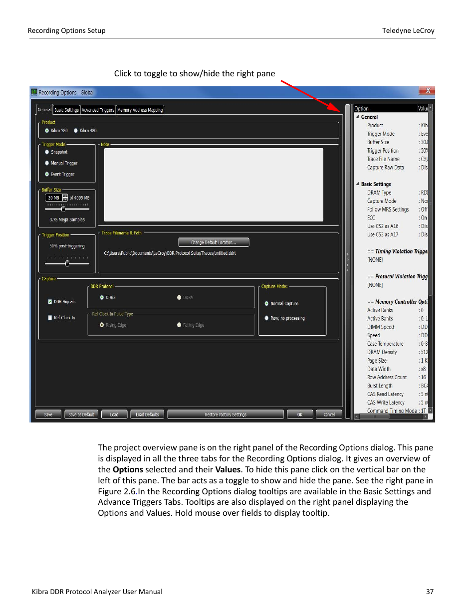 Teledyne LeCroy Kibra DDR User Manual | Page 39 / 178