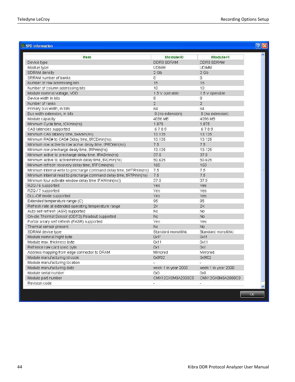Teledyne LeCroy Kibra DDR User Manual | Page 46 / 178