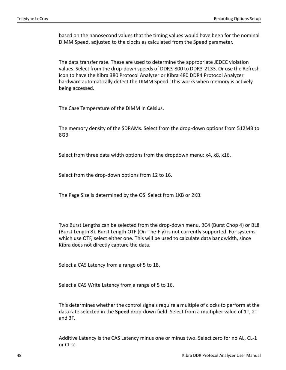 Teledyne LeCroy Kibra DDR User Manual | Page 50 / 178