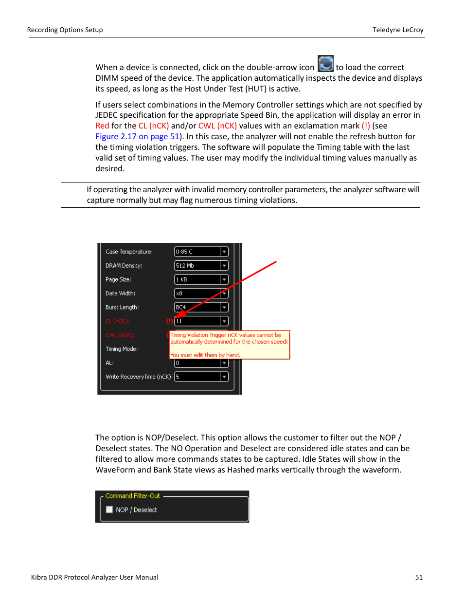 Command filter out | Teledyne LeCroy Kibra DDR User Manual | Page 53 / 178