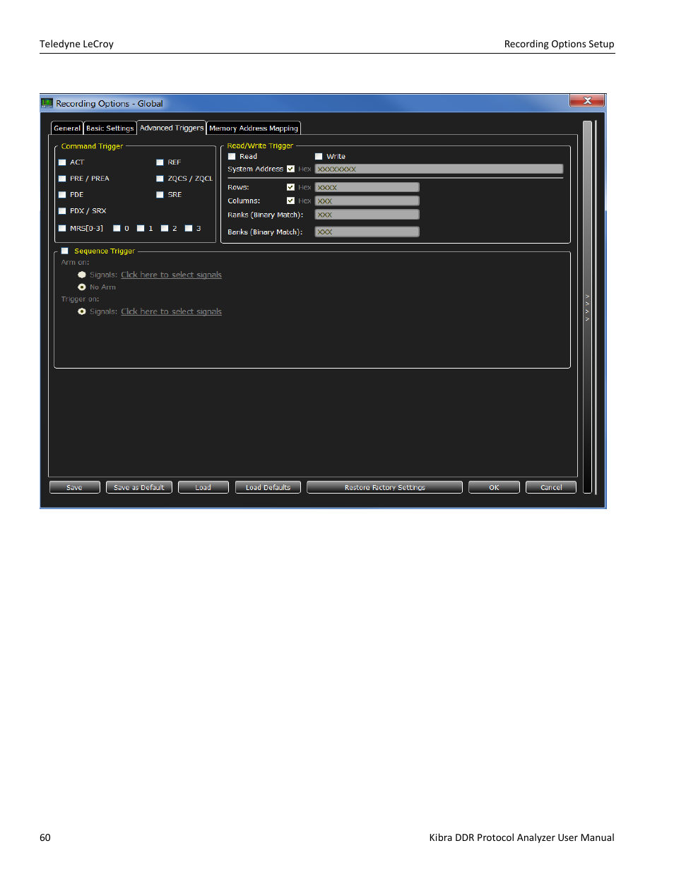 Teledyne LeCroy Kibra DDR User Manual | Page 62 / 178