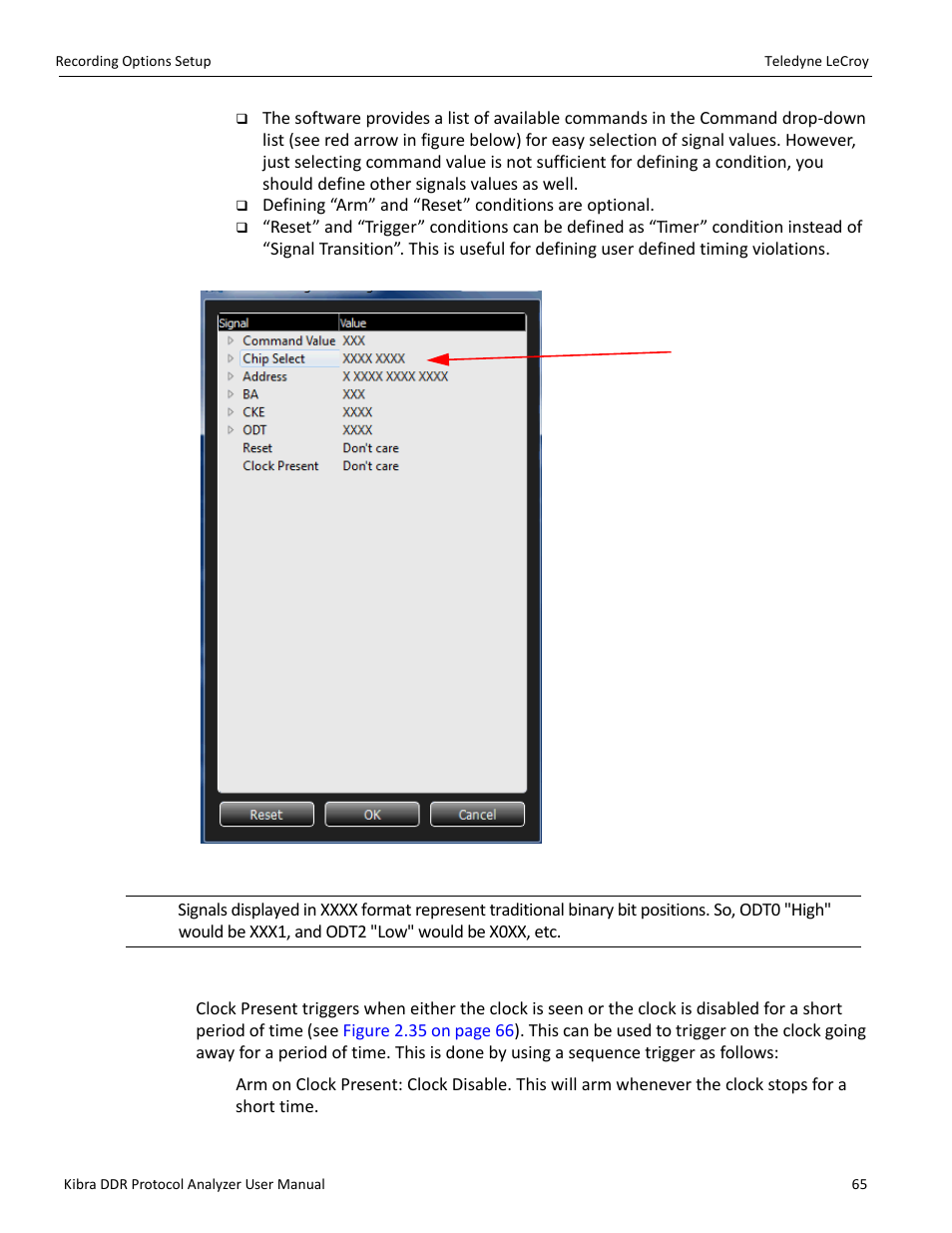 Clock present, Figure 2.34 | Teledyne LeCroy Kibra DDR User Manual | Page 67 / 178