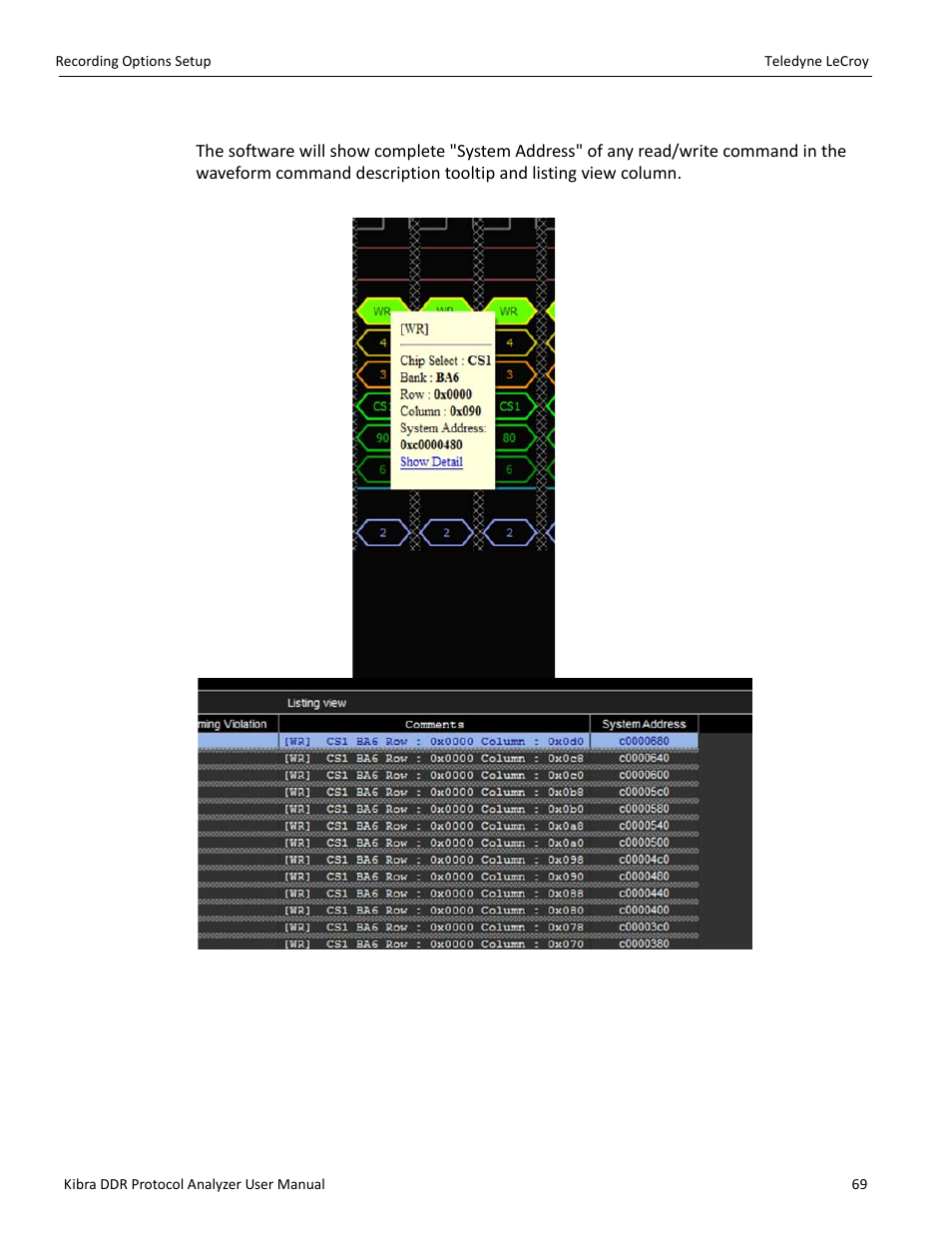 Teledyne LeCroy Kibra DDR User Manual | Page 71 / 178