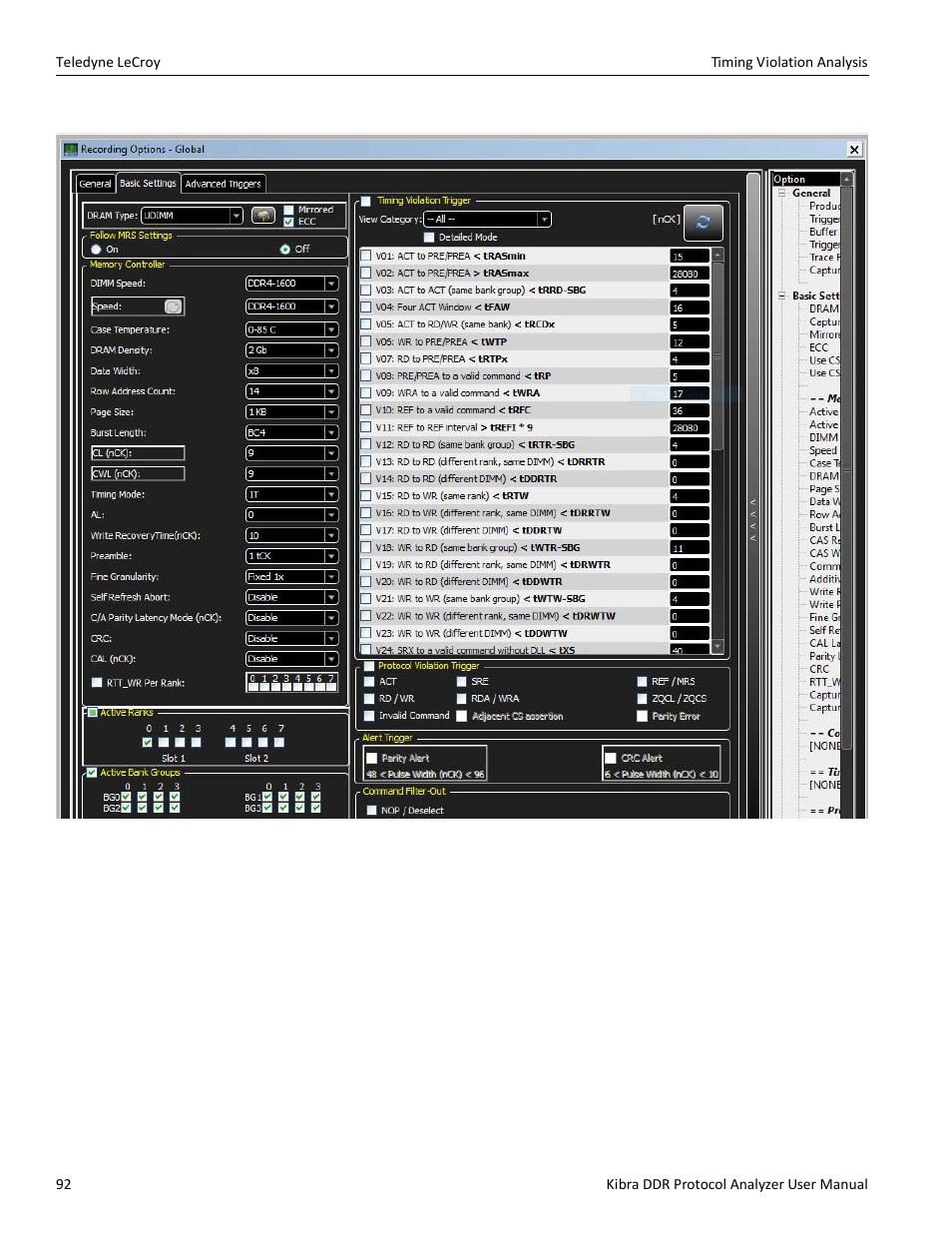 Figure 2.65 on, Displa | Teledyne LeCroy Kibra DDR User Manual | Page 94 / 178