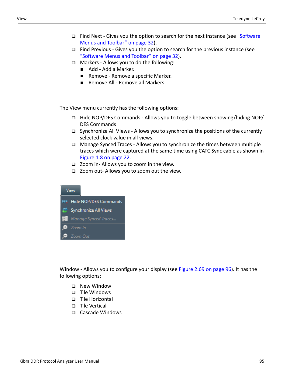 24 view, 25 window | Teledyne LeCroy Kibra DDR User Manual | Page 97 / 178