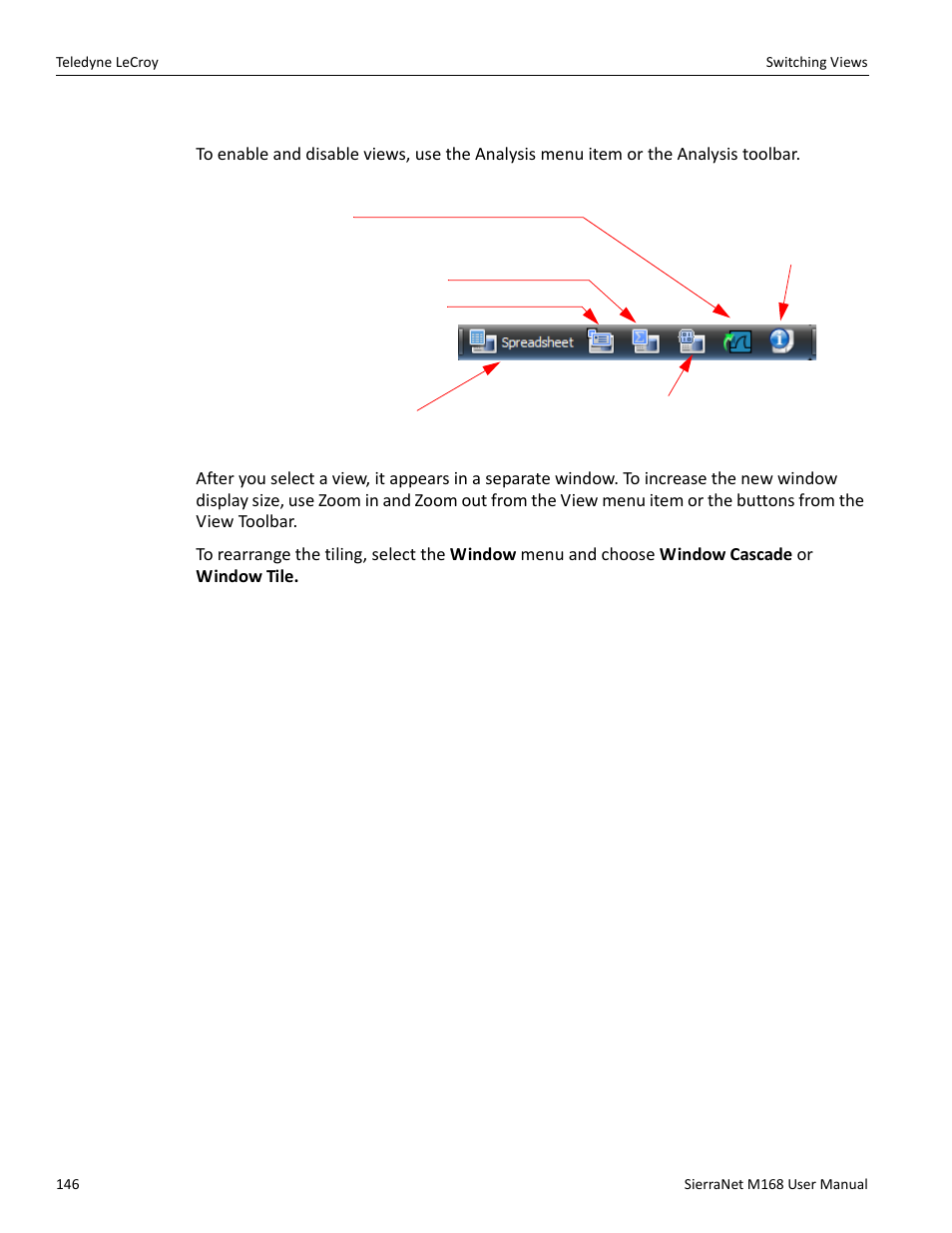 2 switching views | Teledyne LeCroy SierraNet M168 User Manual Ver.1.50 User Manual | Page 148 / 248