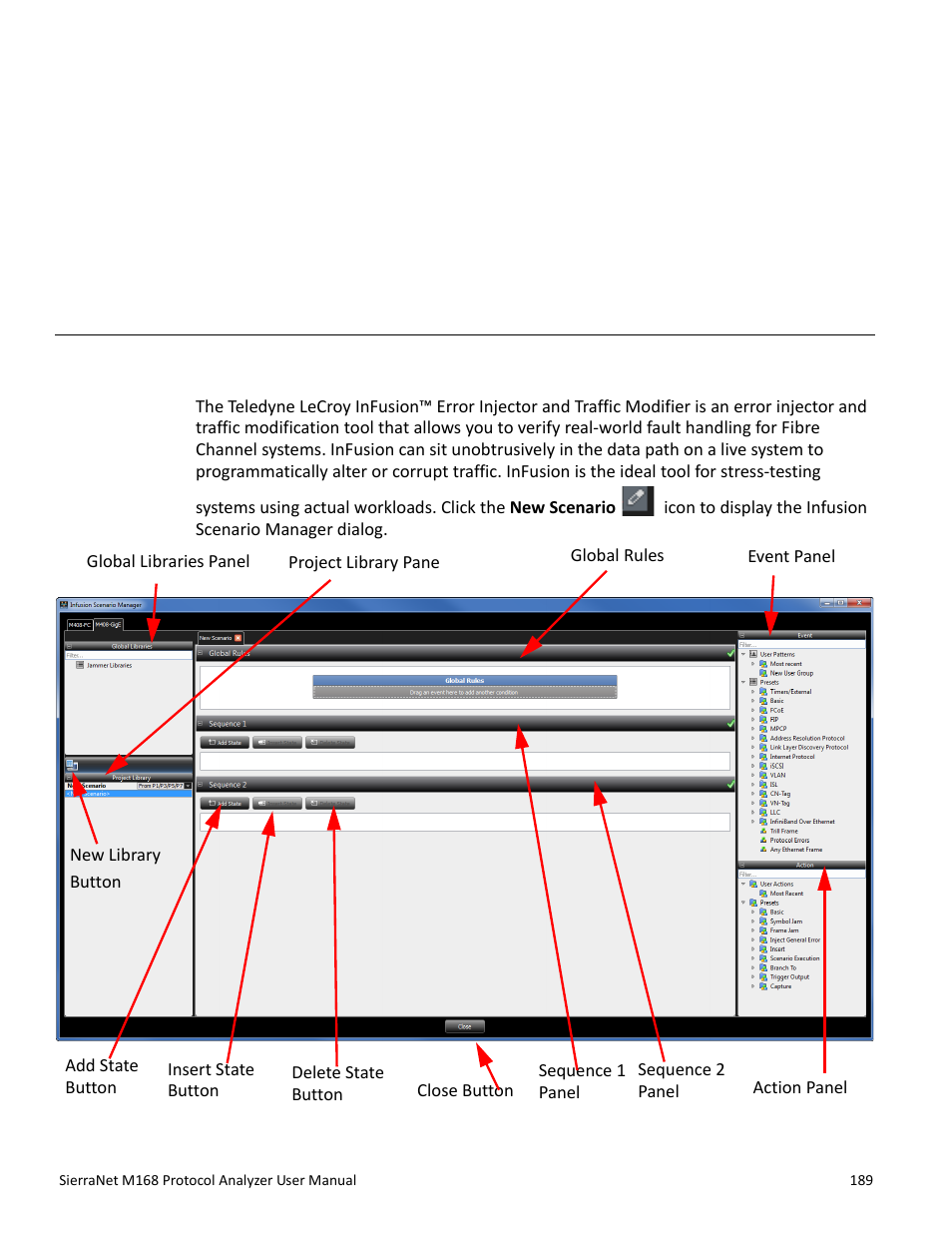 Infusion, 1 infusion overview, Chapter 4: infusion | Chapter 4 | Teledyne LeCroy SierraNet M168 User Manual Ver.1.50 User Manual | Page 191 / 248