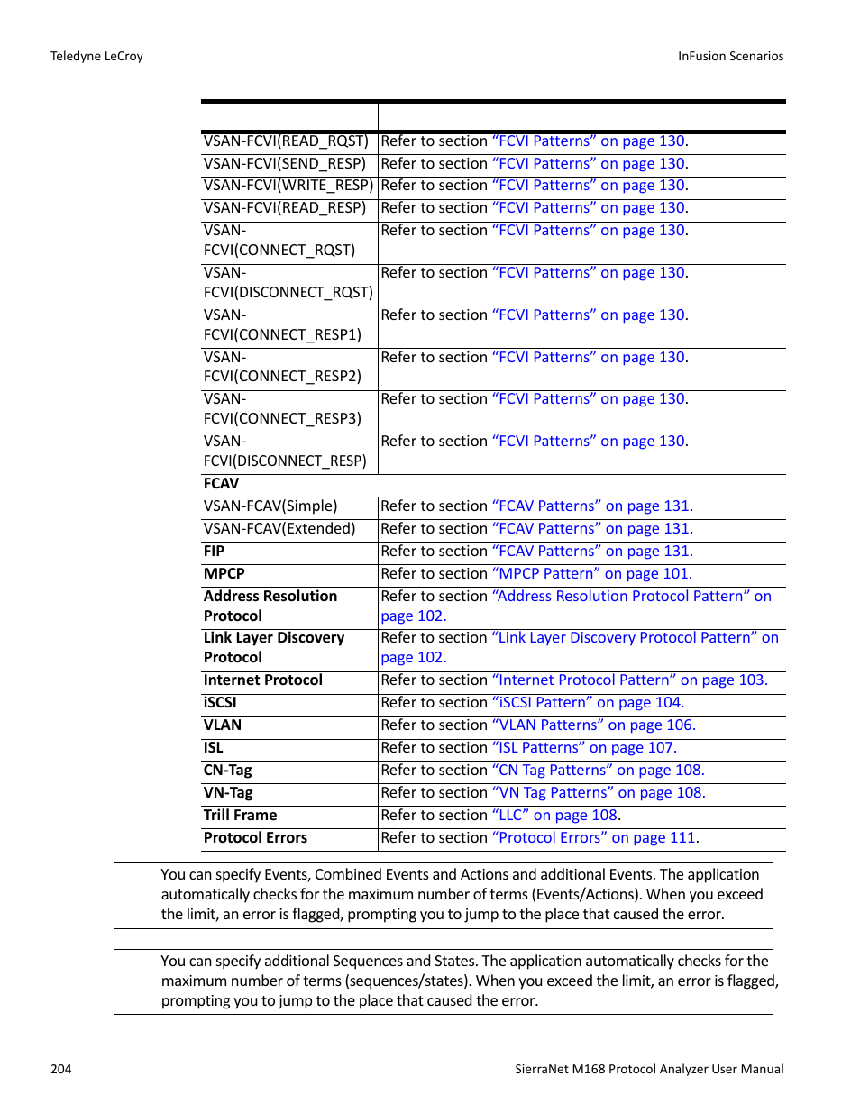 Teledyne LeCroy SierraNet M168 User Manual Ver.1.50 User Manual | Page 206 / 248