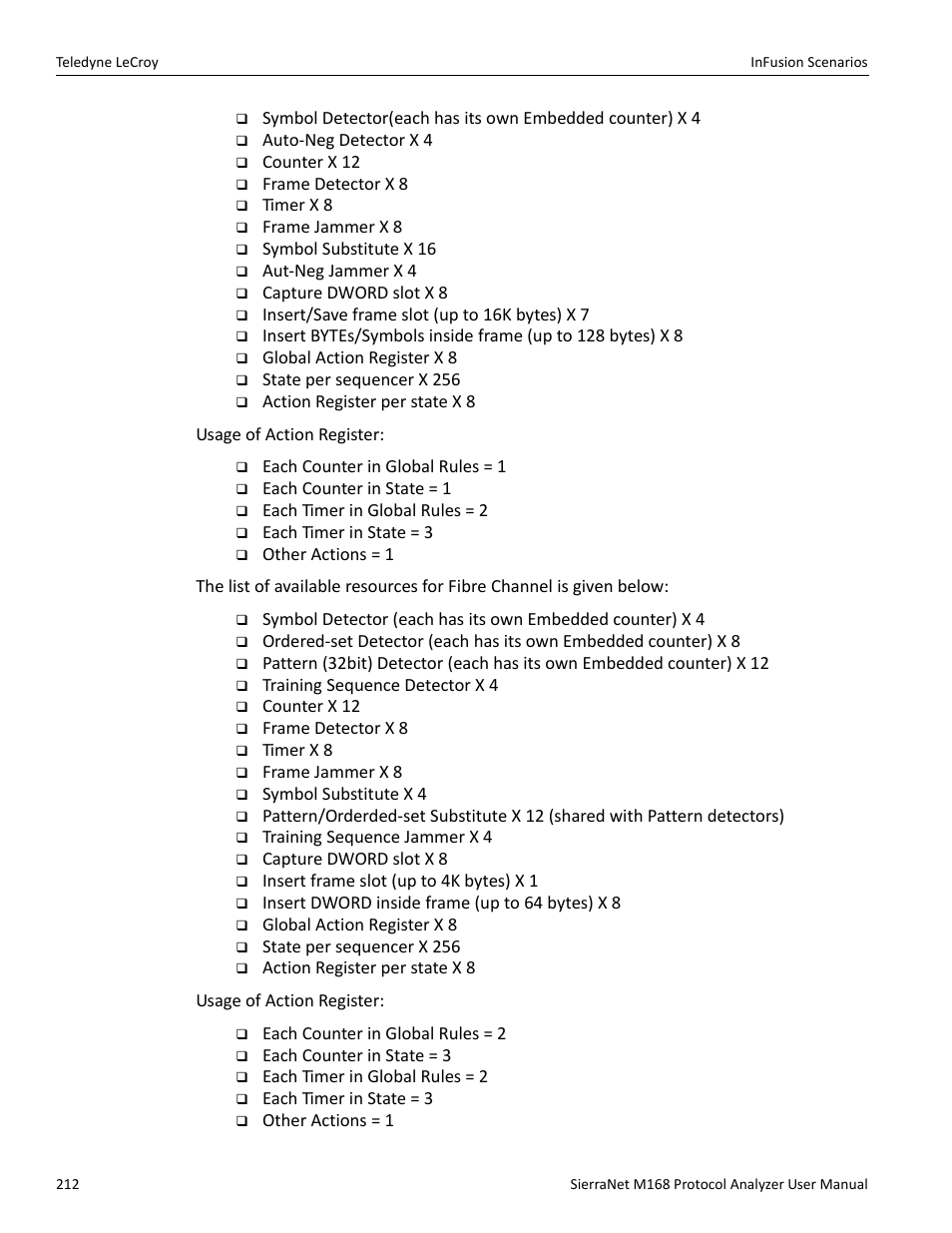Teledyne LeCroy SierraNet M168 User Manual Ver.1.50 User Manual | Page 214 / 248