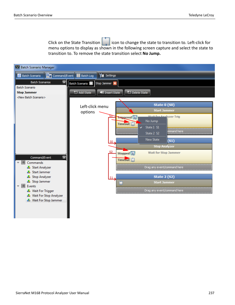 3 state transition | Teledyne LeCroy SierraNet M168 User Manual Ver.1.50 User Manual | Page 239 / 248