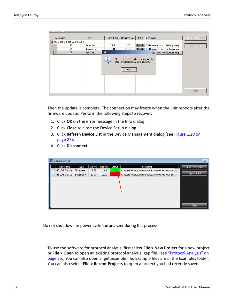 7 protocol analyzer | Teledyne LeCroy SierraNet M168 User Manual Ver.1.50 User Manual | Page 34 / 248