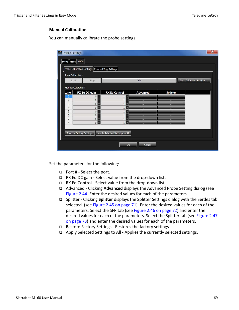 Teledyne LeCroy SierraNet M168 User Manual Ver.1.50 User Manual | Page 71 / 248