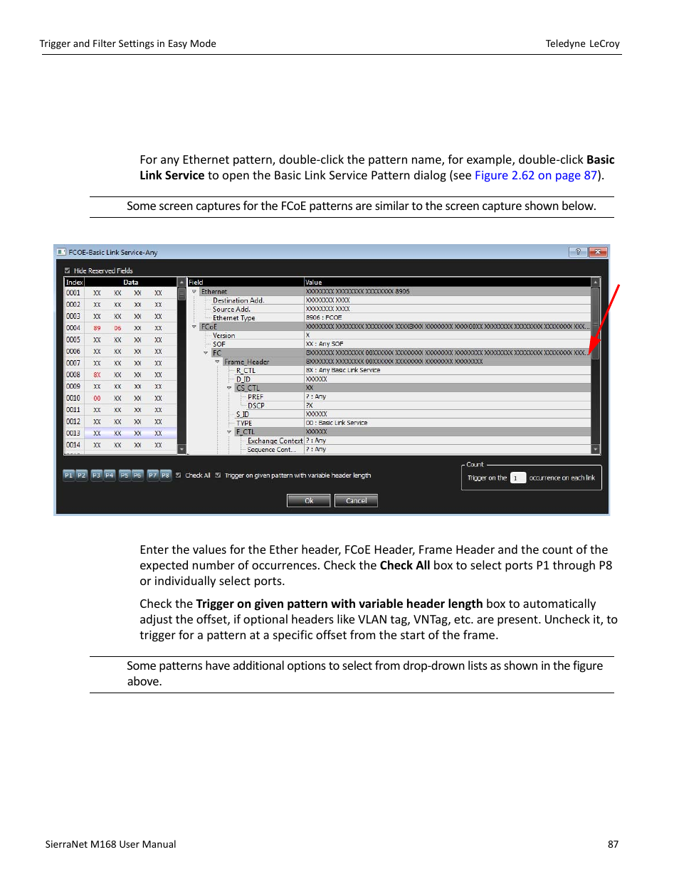 6 ethernet patterns, Ethernet basic | Teledyne LeCroy SierraNet M168 User Manual Ver.1.50 User Manual | Page 89 / 248