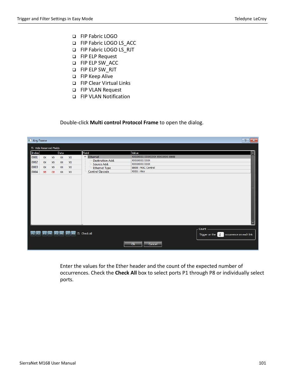 8 mpcp pattern | Teledyne LeCroy SierraNet M168 User Manual Ver.1.40 User Manual | Page 103 / 228