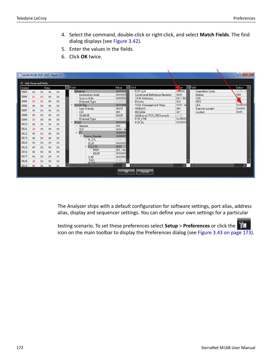 6 preferences | Teledyne LeCroy SierraNet M168 User Manual Ver.1.40 User Manual | Page 174 / 228