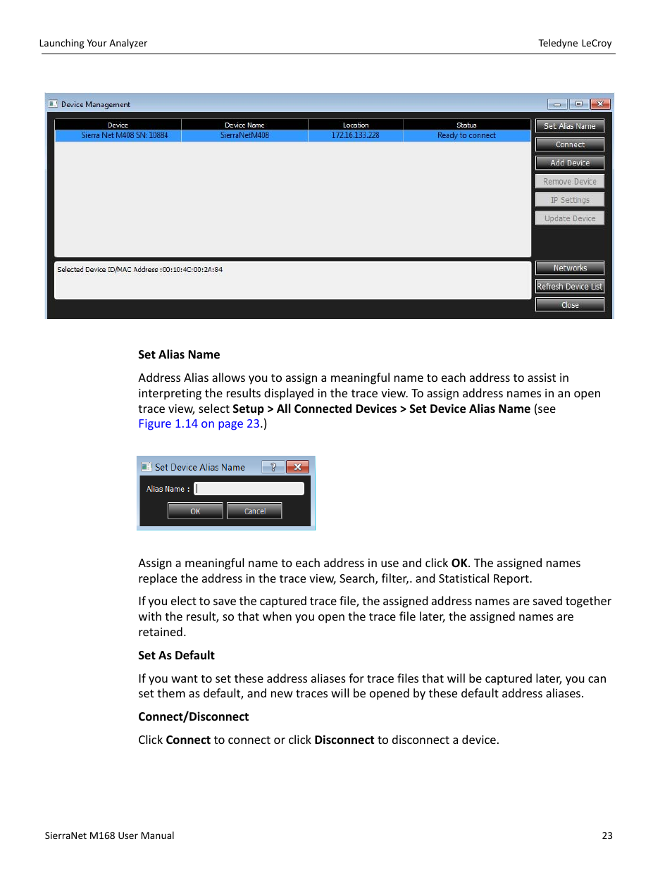 Teledyne LeCroy SierraNet M168 User Manual Ver.1.40 User Manual | Page 25 / 228