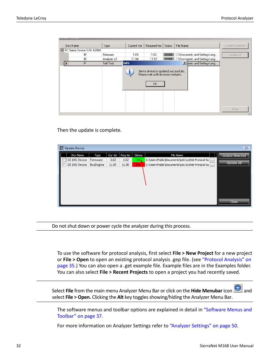 7 protocol analyzer | Teledyne LeCroy SierraNet M168 User Manual Ver.1.40 User Manual | Page 34 / 228