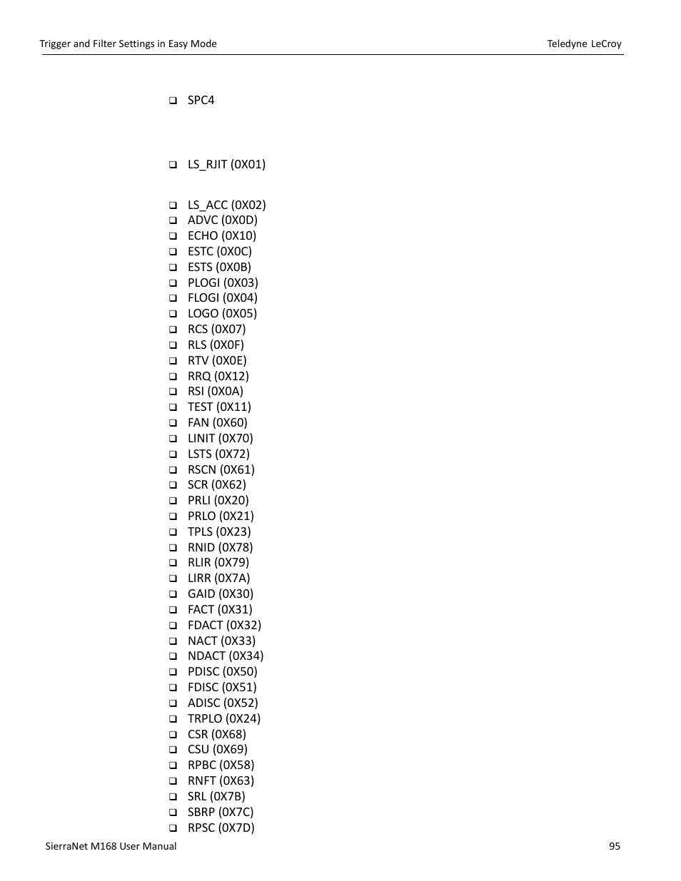 Teledyne LeCroy SierraNet M168 User Manual Ver.1.40 User Manual | Page 97 / 228