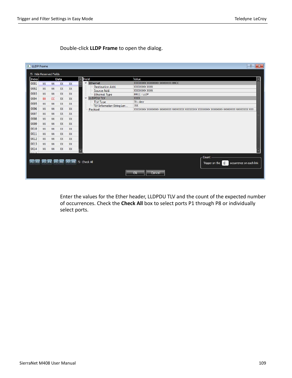 10 link layer discovery protocol pattern | Teledyne LeCroy SierraNet M408 User Manual Ver.1.50 User Manual | Page 111 / 254