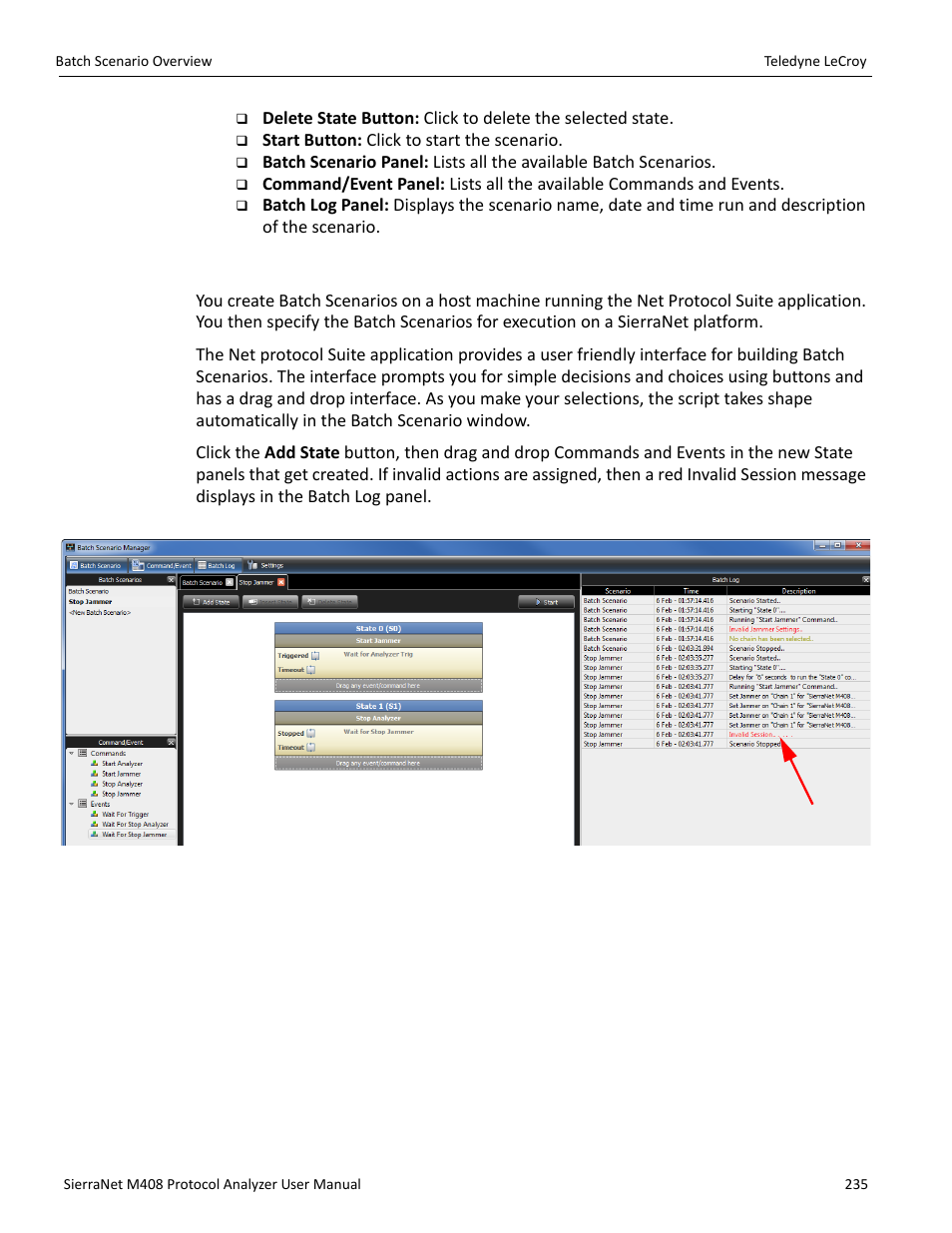 2 batch scenario overview | Teledyne LeCroy SierraNet M408 User Manual Ver.1.50 User Manual | Page 237 / 254