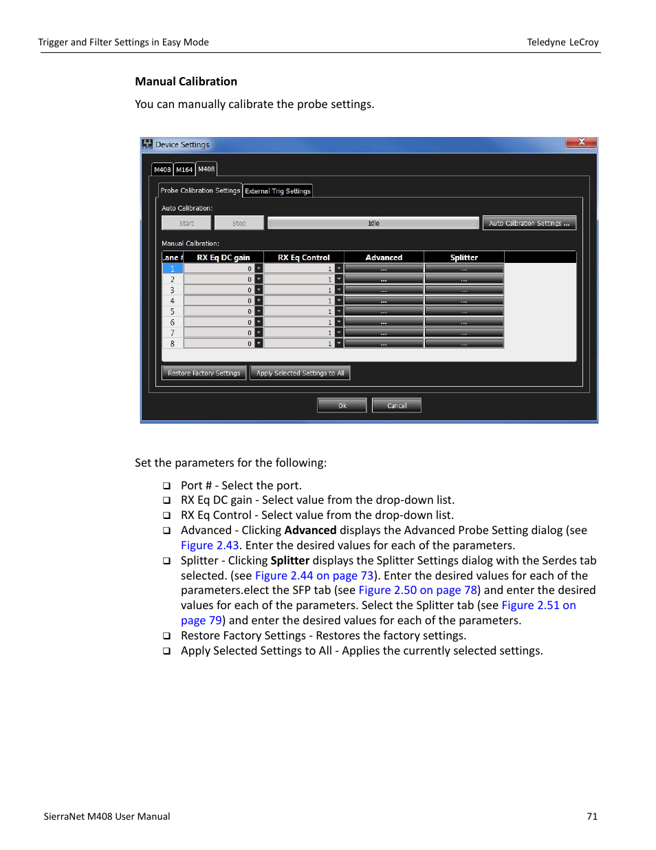 Teledyne LeCroy SierraNet M408 User Manual Ver.1.50 User Manual | Page 73 / 254