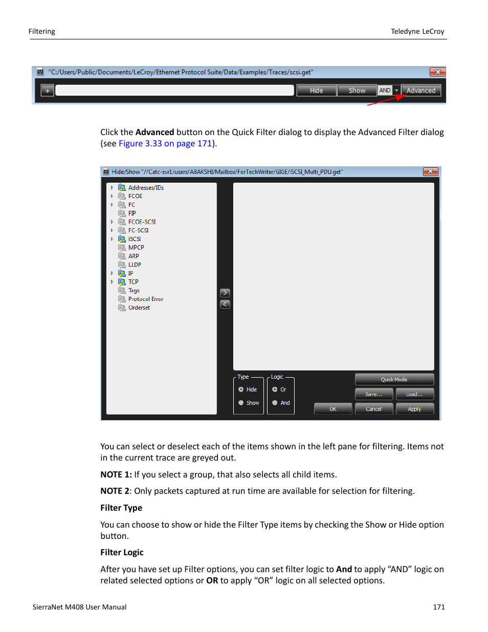 Teledyne LeCroy SierraNet M408 User Manual Ver.1.40 User Manual | Page 173 / 234
