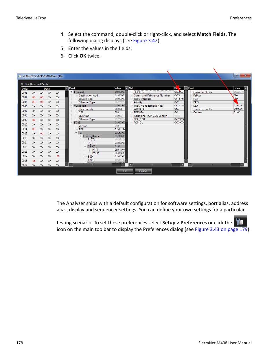 6 preferences | Teledyne LeCroy SierraNet M408 User Manual Ver.1.40 User Manual | Page 180 / 234