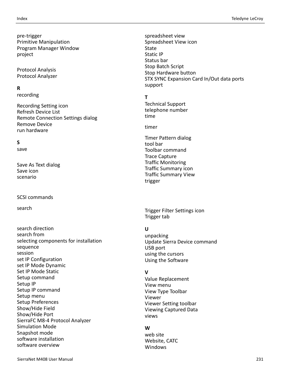 Teledyne LeCroy SierraNet M408 User Manual Ver.1.40 User Manual | Page 233 / 234