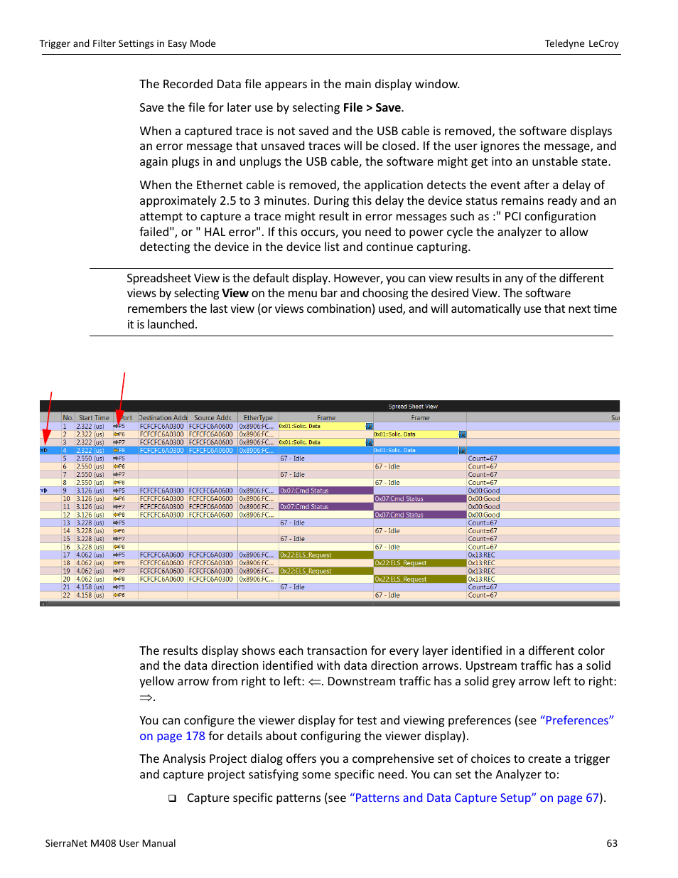 Teledyne LeCroy SierraNet M408 User Manual Ver.1.40 User Manual | Page 65 / 234