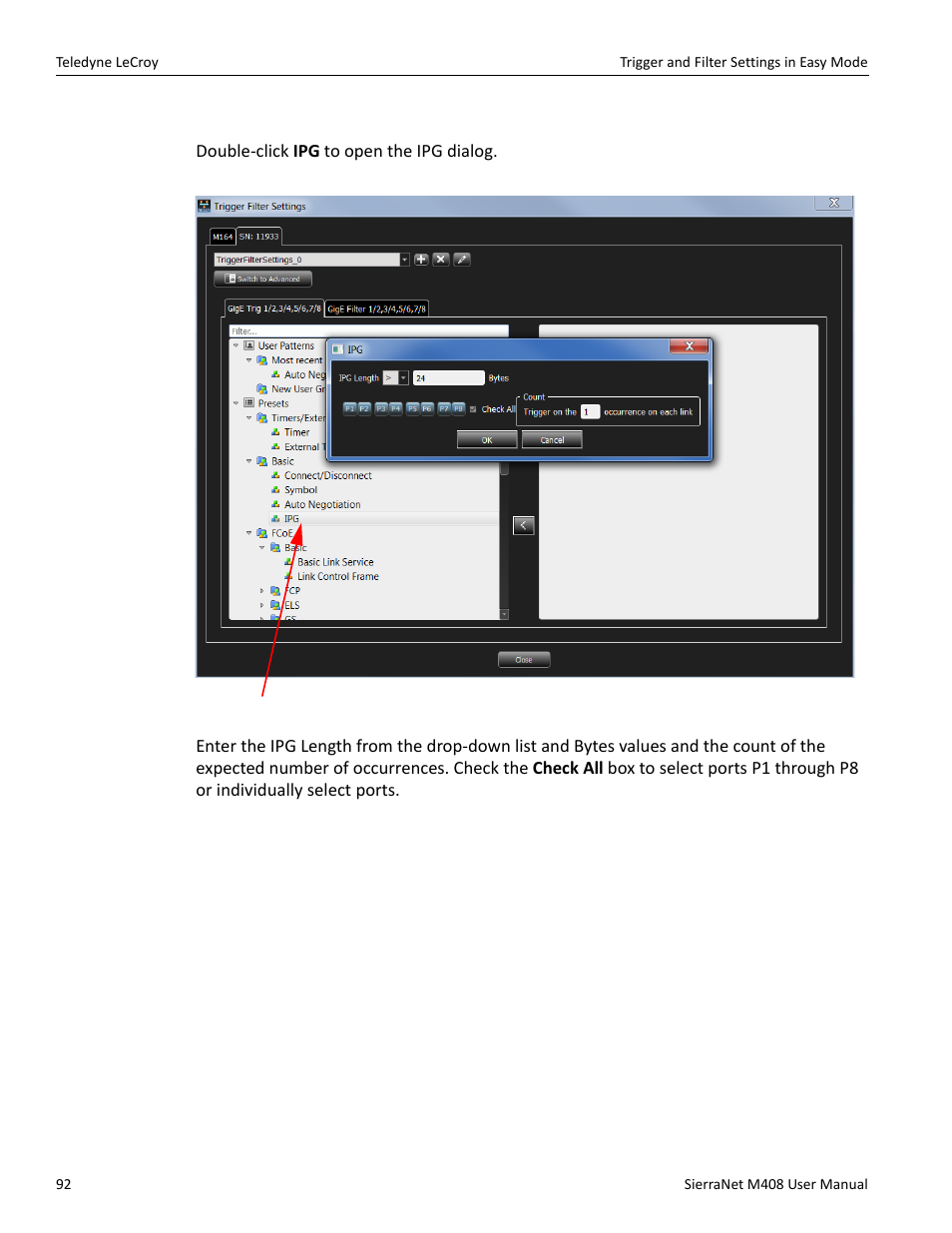 Teledyne LeCroy SierraNet M408 User Manual Ver.1.40 User Manual | Page 94 / 234