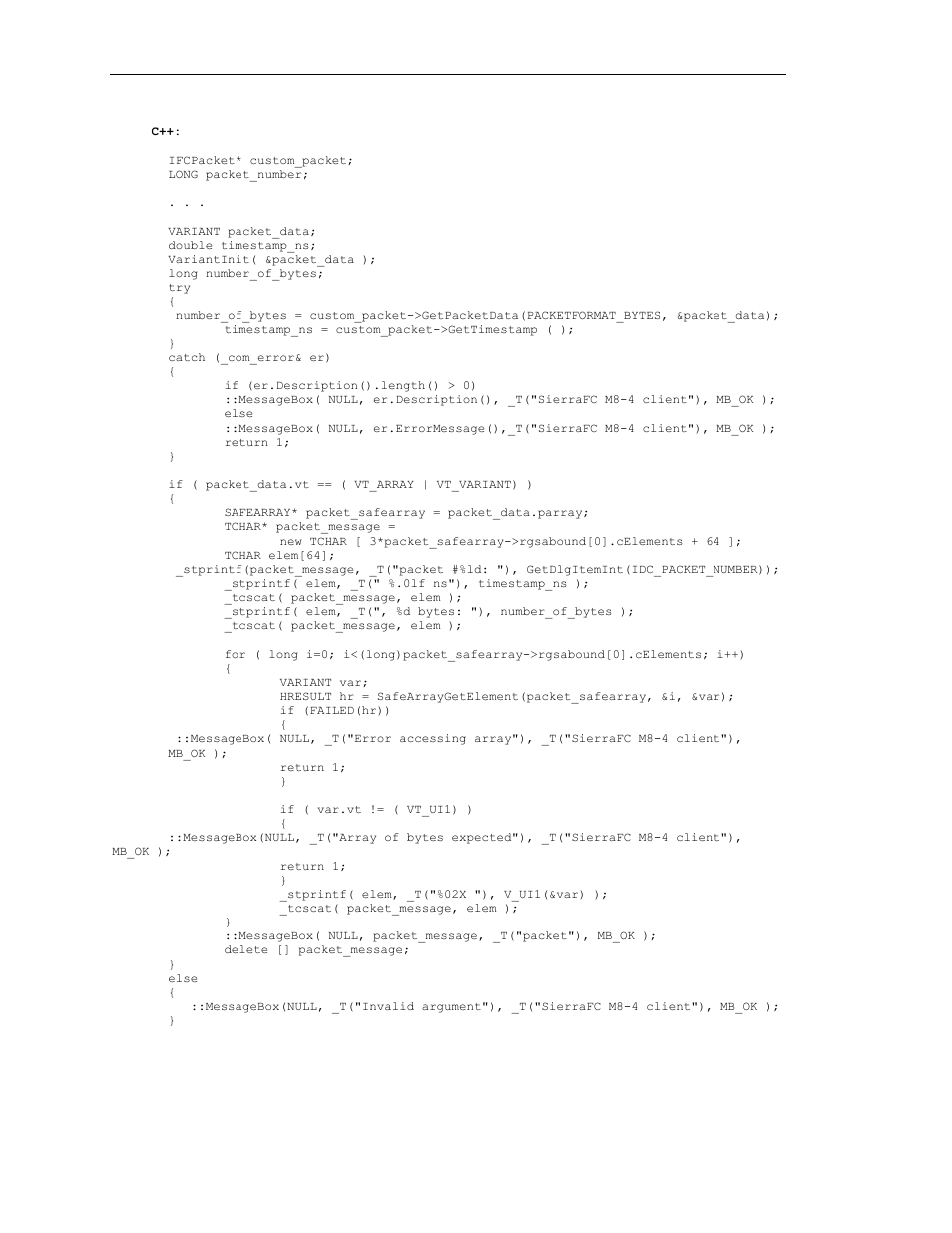 Teledyne LeCroy SierraFC Automation API User Manual | Page 60 / 71