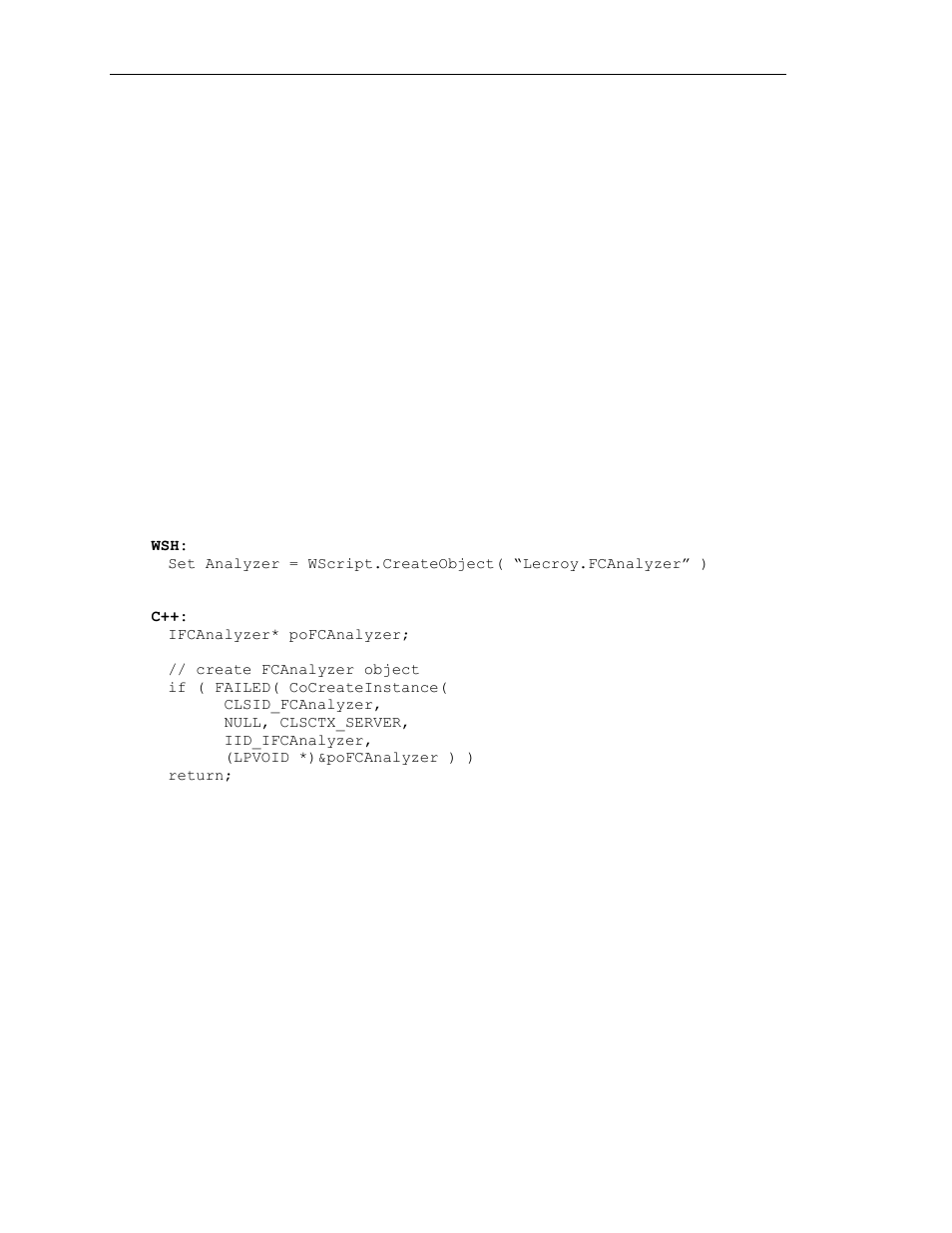 3 fcanalyzer object | Teledyne LeCroy SierraFC Automation API User Manual | Page 8 / 71