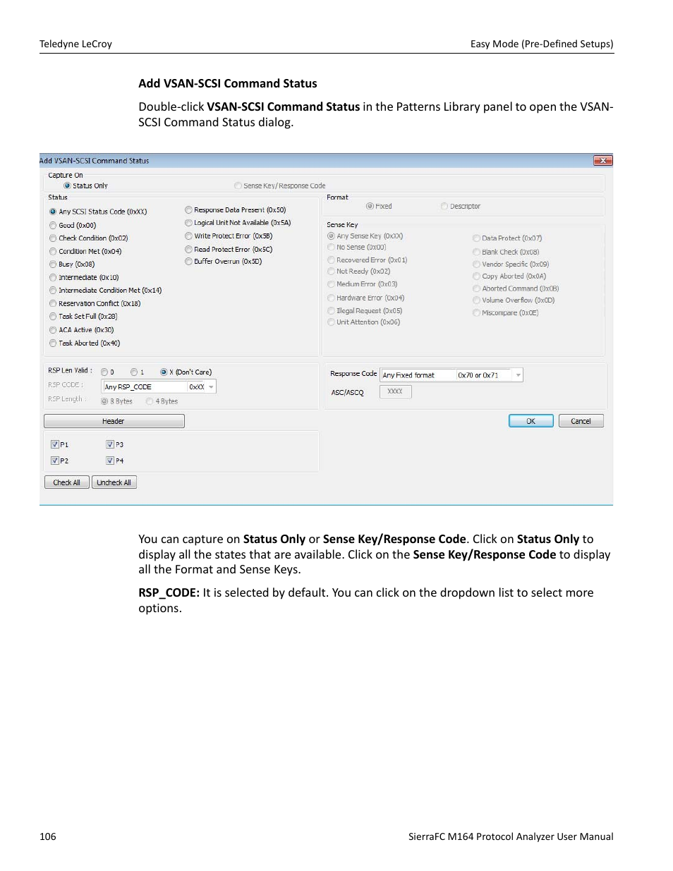 Teledyne LeCroy SierraFC M164 User Manual User Manual | Page 106 / 343