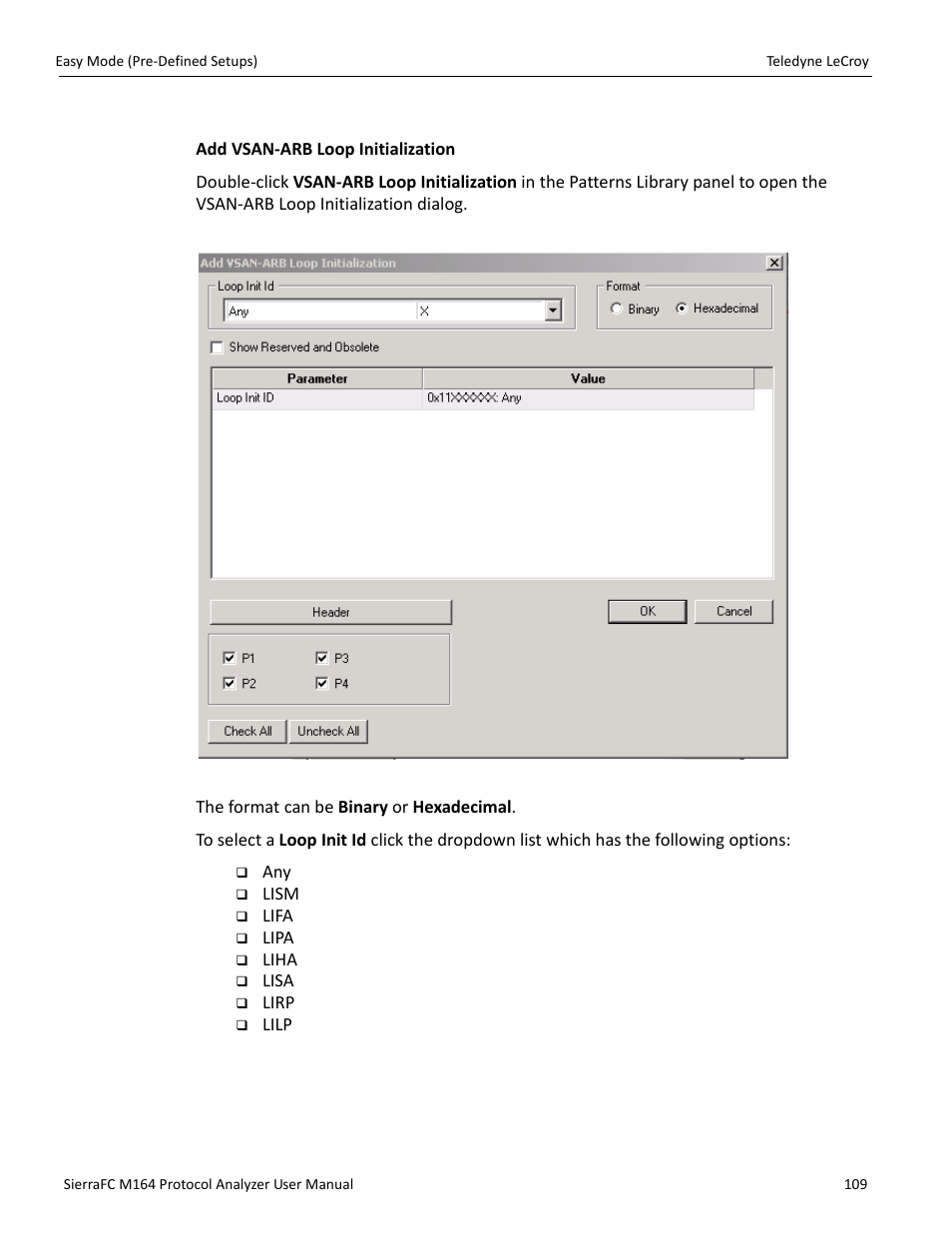 Vsan arb | Teledyne LeCroy SierraFC M164 User Manual User Manual | Page 109 / 343