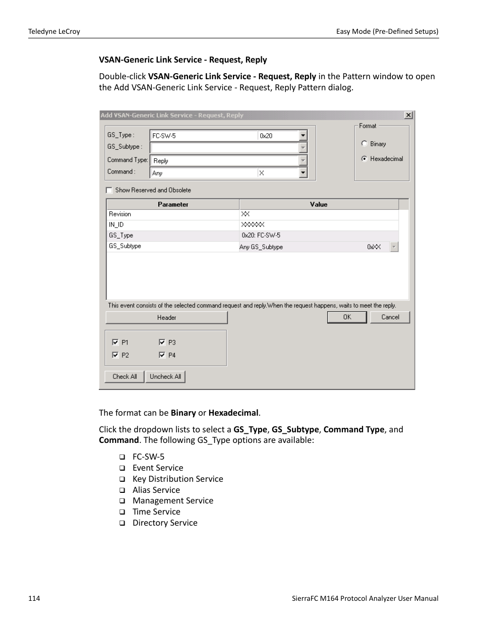Teledyne LeCroy SierraFC M164 User Manual User Manual | Page 114 / 343