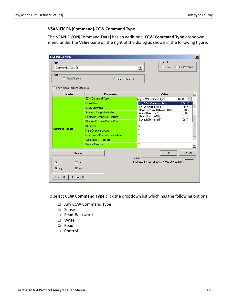 Teledyne LeCroy SierraFC M164 User Manual User Manual | Page 129 / 343